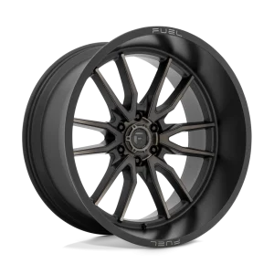 Fuel – D762 CLASH – Black – 24″x12″ -44mm – Summer Wheels – D76224208947